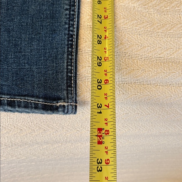 NWT 20W Silver Elyse Comfort Fit Mid Rise Slim Boot cut blue denim jeans - Picture 6 of 9